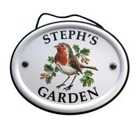 Mulberry Studios Decorative Bird Garden Sign - Steph's Garden