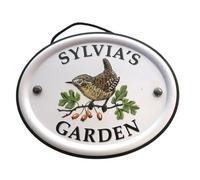 Mulberry Studios Decorative Bird Garden Sign - Sylvia's Garden