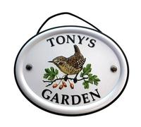 Mulberry Studios Decorative Bird Garden Sign - Tony's Garden