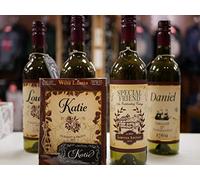 Mulberry Studios Katie Wine Label, 2 Front and Back Labels and 2 Tags