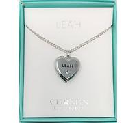 Mulberry Studios LEAH Named Chosen Lockets/ Pendants With Picture Holder Presented Beautifully By Sterling Effectz, Pink,Black