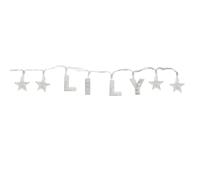 Mulberry Studios Personalised LED Light String Indoor Fairy Lights Decoration - 'Lily'