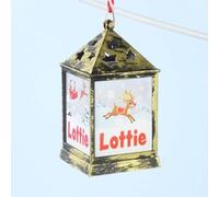 Mulberry Studios Starlight Lantern Christmas Tree Hanger Names H-M Lottie