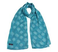 Mulberry Tree Print Fashion Scarf (Turquoise)