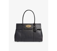 Mulberry Womens Mulberry Bayswater Leather Tote Bag Black-Brass 1 Size