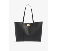 Mulberry Womens Mulberry Bayswater Small Grained-Leather Tote Bag Black-Oak 1 Size