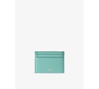 Mulberry Womens Mulberry Continental Grained Leather Card Holder Marina Blue