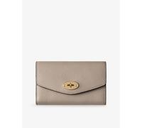 Mulberry Womens Mulberry Darley Medium Grained Leather Wallet Cashmere Taupe 1 Size
