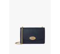 Mulberry Womens Mulberry Darley Small Grained-Leather Clutch Bag Night Sky 1 Size
