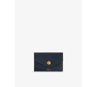 Mulberry Womens Mulberry Folded Multi-Card Grained-Leather Wallet Night Sky 1 Size