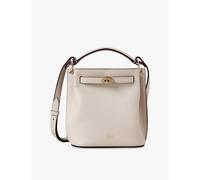 Mulberry Womens Mulberry Mini Islington Grained Leather Bucket Bag Chalk 1 Size
