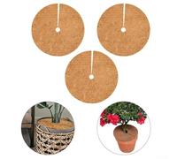 Mulching Discs from Natural Coco Coir Essential for Gardeners, 3 Pieces for Effective Use (40CM)
