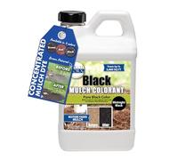 MulchWorx Black Mulch Color Concentrate - 5,600 Sq. Ft. - Pure Midnight Black Mulch Dye Spray