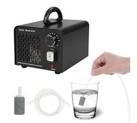 Mulcort 2-in-1 Ozone Generator with Air and Water Modes 40,000mg/h O₃ Ozone Machine Ionizer Air Purifier Commercial & Industrial Deodorizer for Water Home Cars Office Basement Garage Pets Smoke