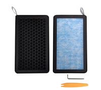 Mulcort 2 Pack Air Filter, HEPA Activated Carbon Cabin Air Filter, Activated Carbon Filter, Replacement for Tesla Model 3 Model Y
