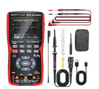 Mulcort 3in1 Digital Multimeter 50MHz Bandwidth 280MS Sampling Rate PC Waveform Data Storage Dual Channel Oscilloscope Signal Generator 3.5 Inch Color Display Digit Handheld Oscope Meter