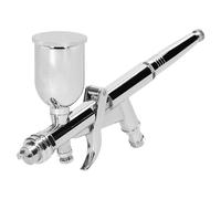 Mulcort Airbrush Kit 0.5mm Air Brush Set with 15CC Paint Fluids Cups for Car Model DIY Painting Makeup Nail Art Cake Decorating Design