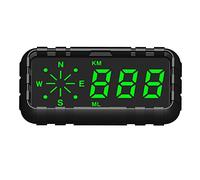 Mulcort Car Headup Display GPS Digital Speedometer Compass with 4.2 Inch LED Display Support Overspeed Alarm Fatigue Driving Reminder Light Sensing for Car Truck SUV Motorcycle