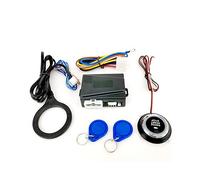 Mulcort Car Start Ignition Kit, Keyless Go Engine Start Stop Button System, Car Push Button Engine Stop System Keyless Ignition Starter Auto Lock for DC 12V Vehicles