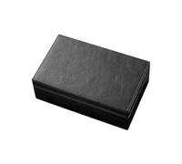 Mulcort Faraday Box, Leather RFID Signal Blocking Shield Box, Anti-Theft Signal Blocking Cage for Car Key Fob Phone (Dark Grey)