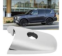 Mulcort Front Exterior Handle Lock Cover, Chrome Cover 80646-1BA0A Replacement for QX60 QX70 QX80, Exterior Door Handle with ABS Material, Sportier Look and Long Lasting Use