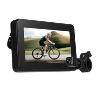 Mulcort Handlebar Bike Mirror, Bicycle Rear View Camera with 4.3'' Screen Night Vision Function 150° Wide Angle View Adjustable Bracket, Compatible with Mountain Bicycle, Road Bike
