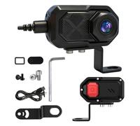 Mulcort Mini Body Camera 1080P, Thumb Action Camera Hands Free Loop Recording Collision Detection Auto Power On Off, WiFi App Control for Motorbike E Bike Tricycle