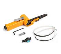 Mulcort Power Belt File,Detailing Belt Sander attachments for Angle Grinder,Rust Removal and Deburring Polishing Machine,Sanding Grinder File with Speed Control Connector(Type A) 10mm * 330mm