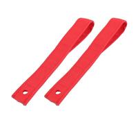 Mulcort UTV Door Handle Pull Strap Kit 2PCS Replacement for Maverick X3 X3 MAX 2017-2025 Oxford Cloth Accessory with Enhanced Protection for Easy Entry Exit (Red)