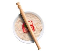 Muldale Wooden Spurtle Porridge Stirrer 29.5cm - Traditional Scottish Oatmeal Spoon - Sustainably Made from Natural Beechwood - A Thoughtful Gift for Porridge Lovers