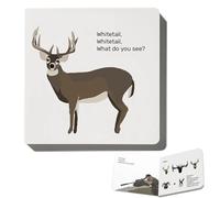 Mule Deer, Mule Deer, What Do You See? Interactive Hunting Gear & Rifles Calibers Board Book, Outdoor Education Guide for Beginners & Families with Gear Matching & Hunting Ethics (Whitetail)