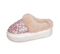 Mule Slippers for Women Cute Ladies House Comfy Slip on Shoes Slipper | Fluffy Slippers,Gift for Her,Summer Slippers Women,Room Slippers,Spring,Faux Fur,Open Back,Winter