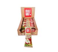 MULEBAR - Box of 15 Energy Bars - Apple Raisin Cinnamon - Soft Texture - Easy to Digest - 100% Natural, Organic and Vegan Ingredients - Made in France - 40gr