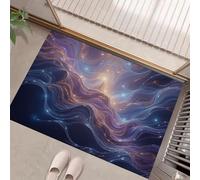 MULERN Door Mat Indoor 50x80cm - Non Slip Muddy Mats for dogs, Abstract Art Fluid Nebula Printed Welcome Front Doormat, Dirt Trapper Kitchen Floor Mat Inside Doormats