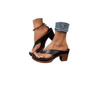 Mules for Women Heels Womens Shoes Wedges for Long Walk Casual Shoes Dressy Open Square Toe Comfortable Non Slip Retro Solid Color Chunky Mid Heel Sandal Barefoot Slip on (6.5)