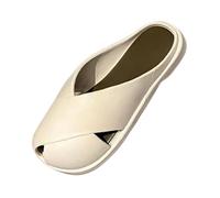 Mules for Women Ladies Wide Fit Sale UK Clearance Flat Closed Toe Sandals PVC Slipper Backless Low Wedge Slip on Mule Shoes Loafer Footwear Gifts