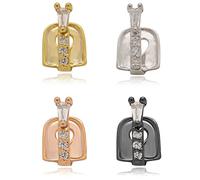 MULGULA 4 Pcs Iced Out Diamond Teeth Grillz for Hip Hop Grills for Your Teeth Top and Bottom, Rapper Costume Cosplay Teeth Jewelry and Accessories - for Parties Raves Discos Clubs Halloween