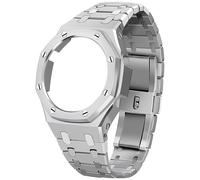 Mulhouse CasiOak Custom Mod Kit Metallink KXD0731 - Unisex - 46 mm Silver 18 mm