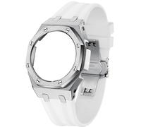 Mulhouse CasiOak Custom Mod Kit Rubber KXD0798 - Unisex - 46 mm White 18 mm