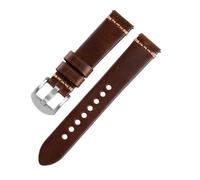 Mulhouse Leather KXD0813-18 mm - Unisex - Genuine Leather Brown 18 mm