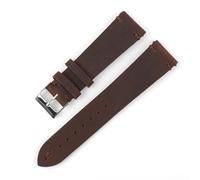 Mulhouse Leather KXD0927-22 mm - Unisex - Genuine Leather Brown 22 mm