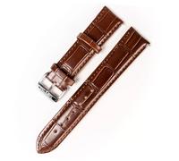 Mulhouse Leather KXD1026-20 mm - Unisex - Genuine Leather Brown 20 mm