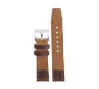 Mulhouse Leather KXD1031-20 mm - Unisex - Genuine Leather Brown 20 mm