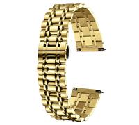 Mulhouse Metallink KXD0825-16 mm - Unisex - Stainless Steel Gold 16 mm
