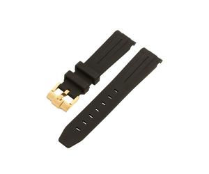 Mulhouse Rubber KXD0426-23-21 mm - Unisex - Silicone Black 21 mm