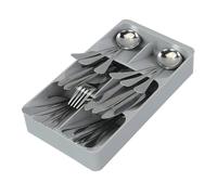 Mulikeer 6 Slot Silverware Cutlery Drawer Organizer, Kitchen Utensil Tray for Flatware, Cutlery, Spoons and Knives Storage Organization
