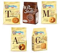 Mulino Bianco:Assorted Biscuits * Total 61.72 Ounce (1750g) * Pack of 5 [ Italian Import ]