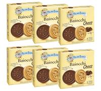 MULINO BIANCO Baiocchi Choco - Italian Chocolate Filled Cookies 144g x 6 parcels