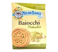 Mulino Bianco Baiocchi Pistachio Cream Filled Cookies -240g (Pack Of 3)