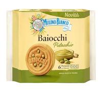 MULINO BIANCO Baiocchi Pistachio - Pistachio Filled Biscuits 168g